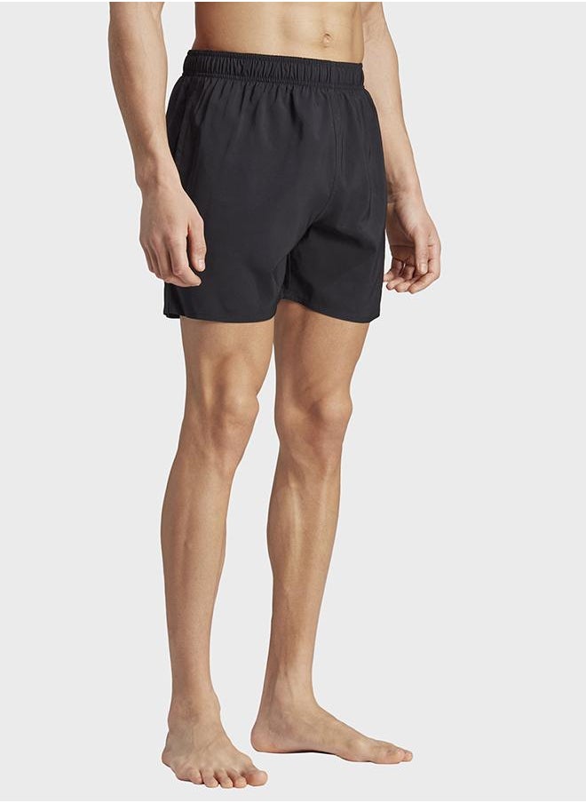 Solid CLX Short-Length Swim Shorts
