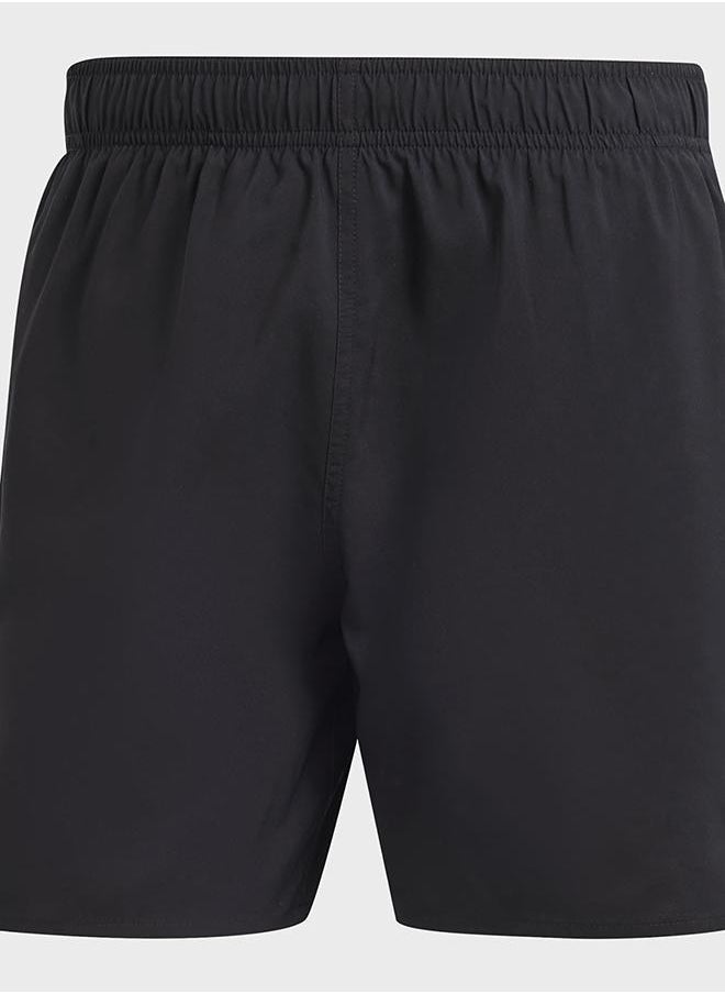 Solid CLX Short-Length Swim Shorts