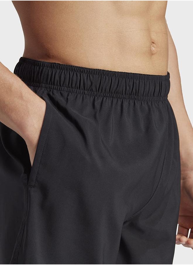 Solid CLX Short-Length Swim Shorts