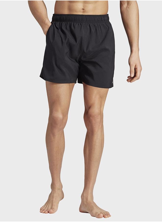 Solid CLX Short-Length Swim Shorts