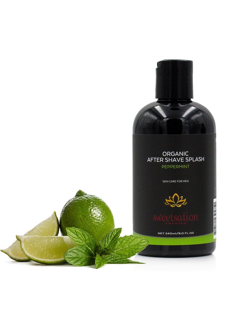 Sweetsation Therapy Organic After Shave Minty Splash, 8oz