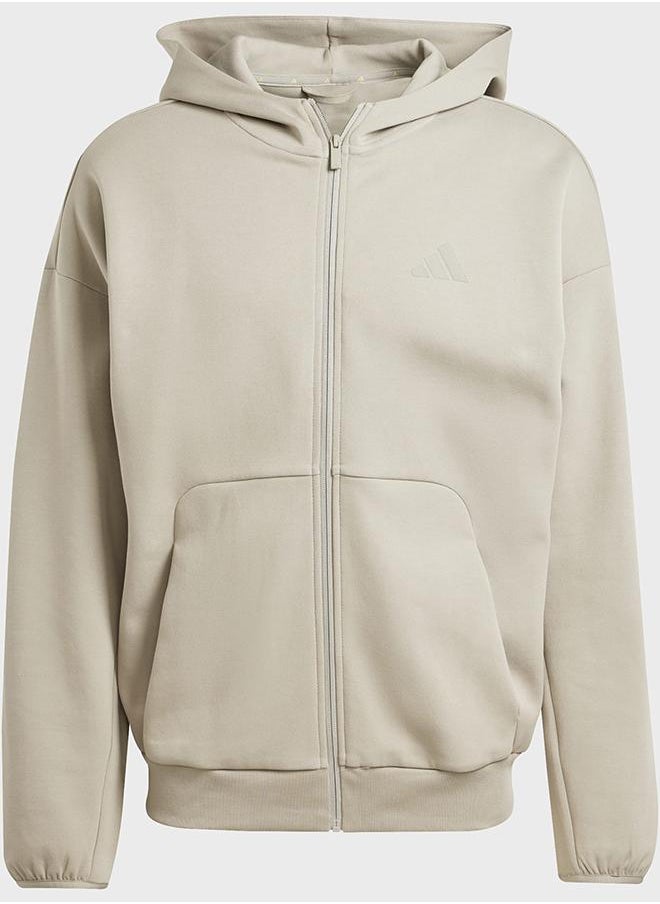 Future Icons Small Logo Full-Zip Hoodie