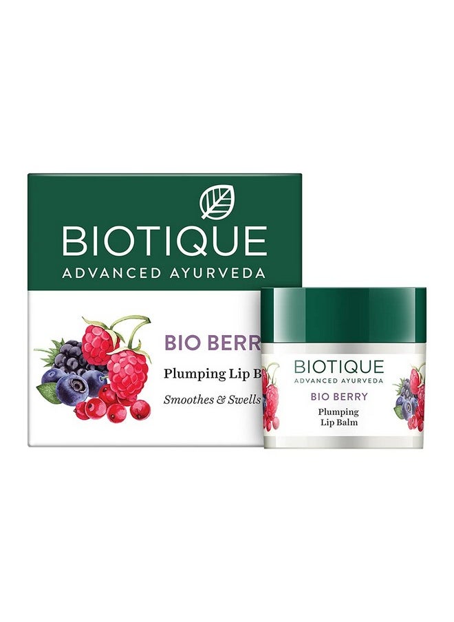 Berry Plumping Lip Balm | Smooths And Nourishing| Swells Lips| Moisturized And Hydrated | Long Lasting Protection And Refreshing |100% Botanical Extracts| All Skin Types | 12G