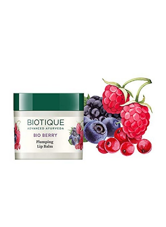 Berry Plumping Lip Balm | Smooths And Nourishing| Swells Lips| Moisturized And Hydrated | Long Lasting Protection And Refreshing |100% Botanical Extracts| All Skin Types | 12G