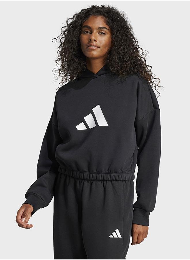 Future Icons 3 Bar Logo Hoodie