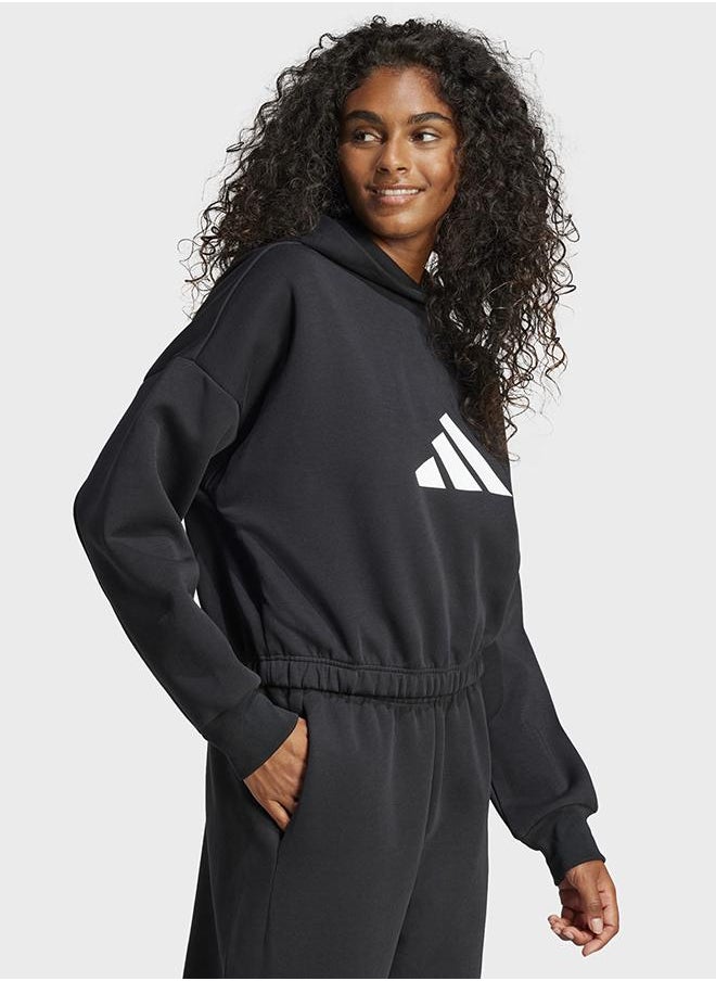 Future Icons 3 Bar Logo Hoodie