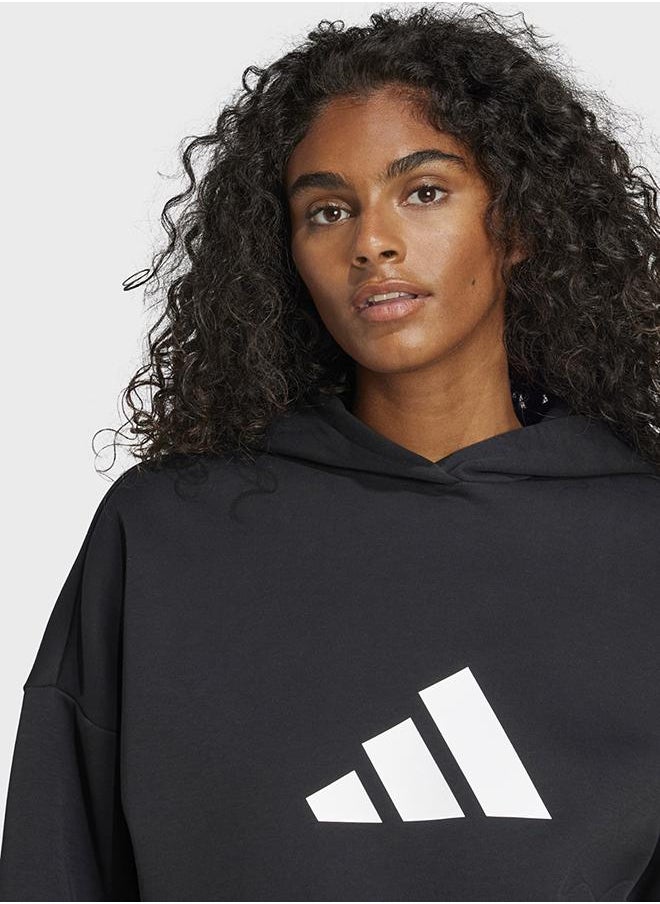 Future Icons 3 Bar Logo Hoodie