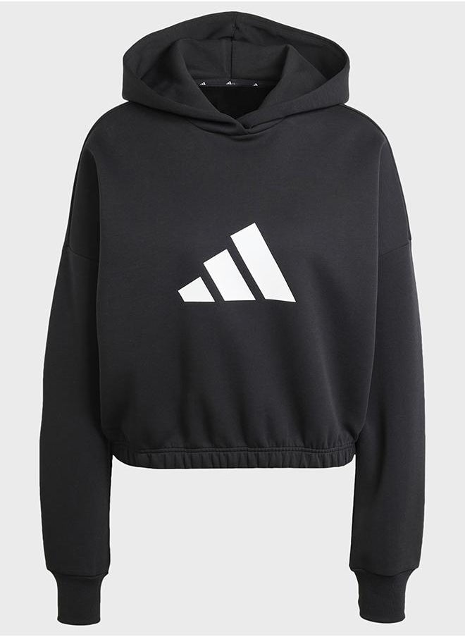 Future Icons 3 Bar Logo Hoodie