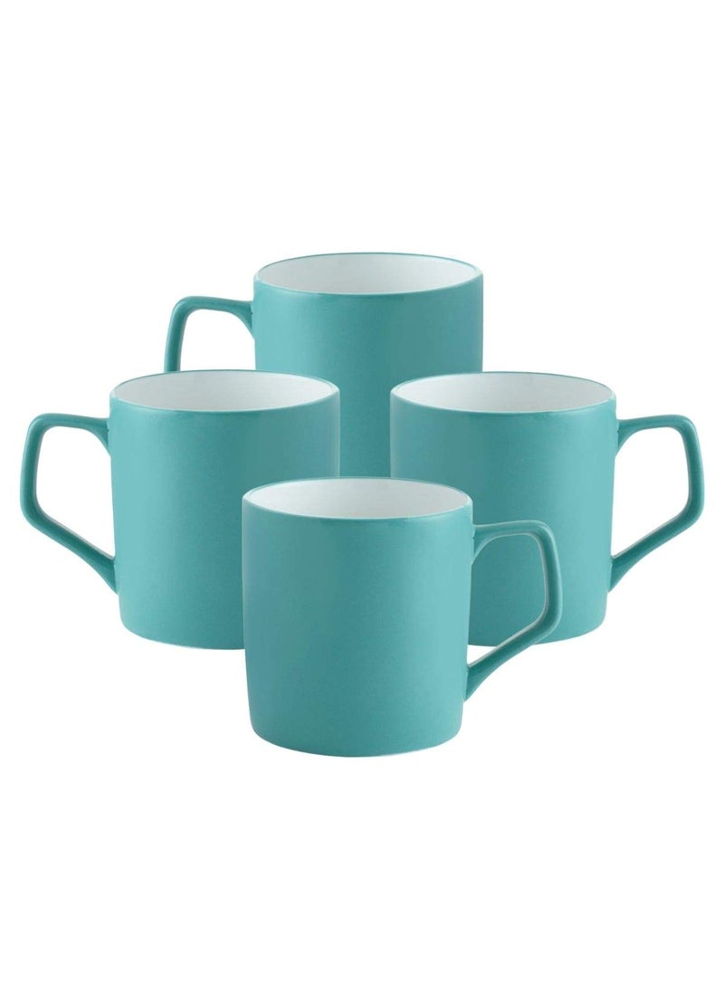 Clay Craft Fine Ceramic CoffeeTea Mugs Set of 4 Multicolor 180 ml each