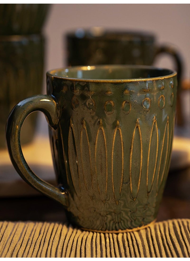 Aravalii Hummingbird MugsGift Arcadia Hummingbird Copper Pipe Coffee Mug Set of 246 Ceramic Mugs to Gift to Best Friend Tea Mugs 300 mlMicrowave Safe Coffee Mugs Studio Pottery