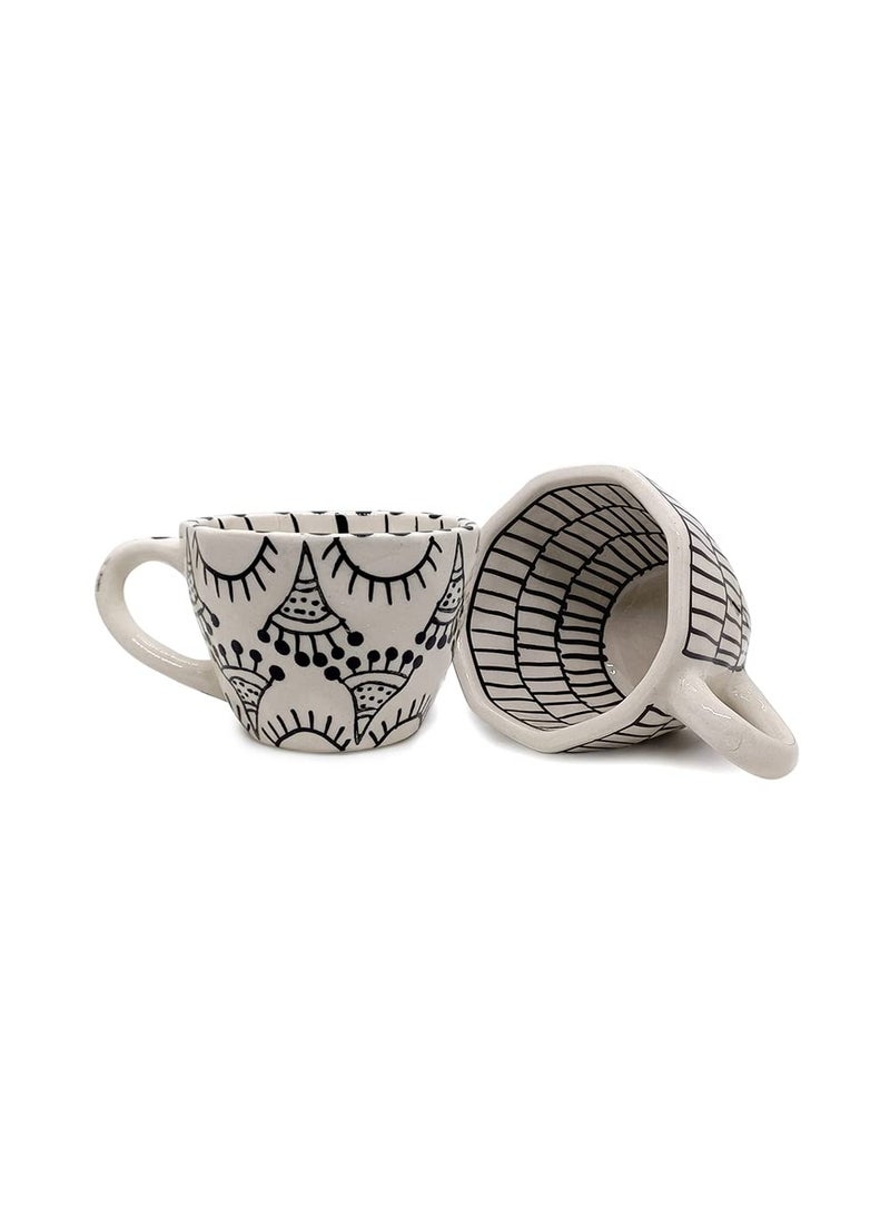 INVERT FRAGRANCES Coffee Mug Ceramic Mugs Gift to Best Friend Microwave Safe Mugs Set of 2 BellCross