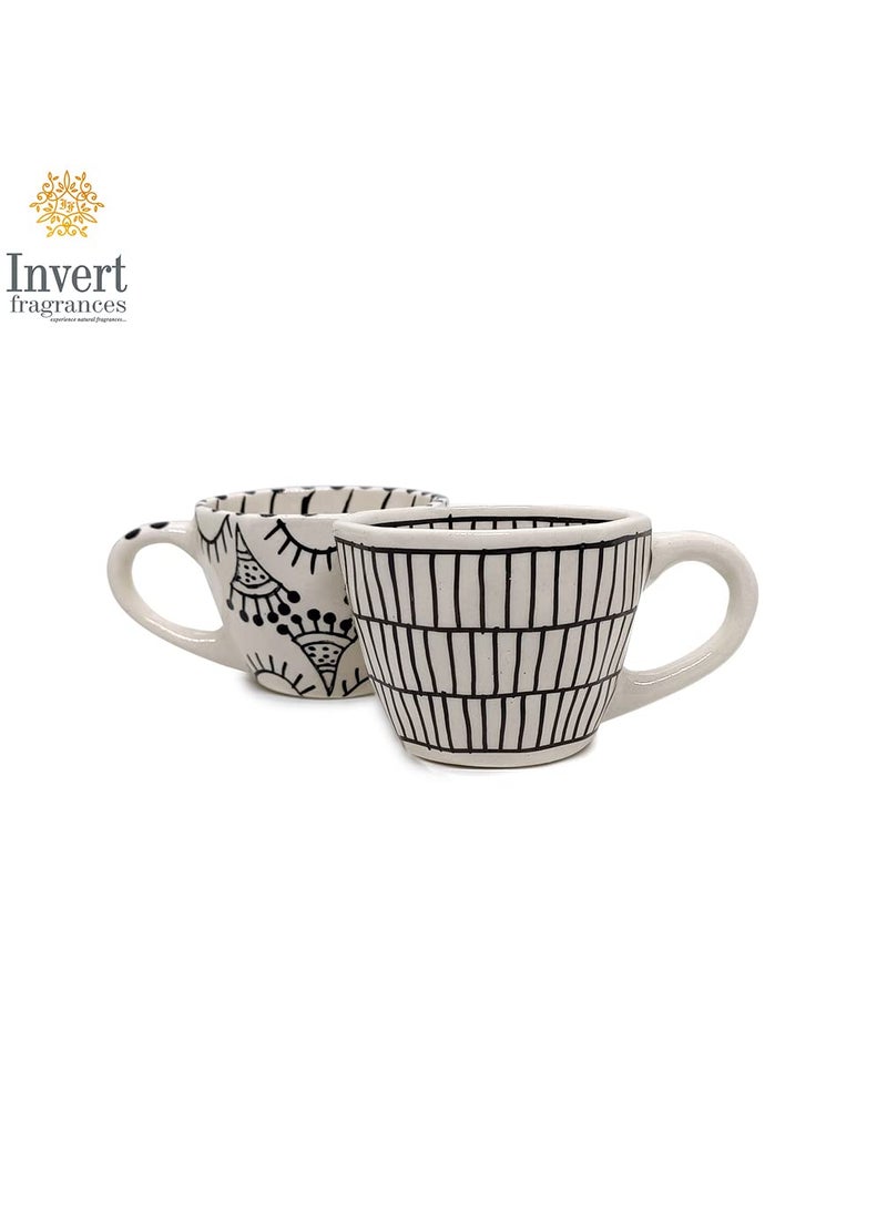 INVERT FRAGRANCES Coffee Mug Ceramic Mugs Gift to Best Friend Microwave Safe Mugs Set of 2 BellCross