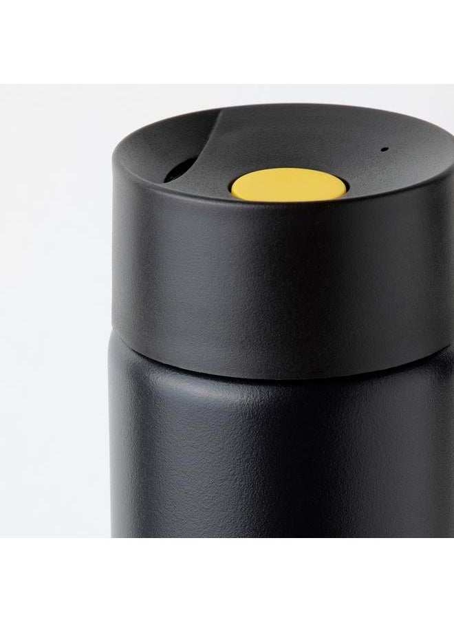 Insulated travel mug, black, 0.4 l