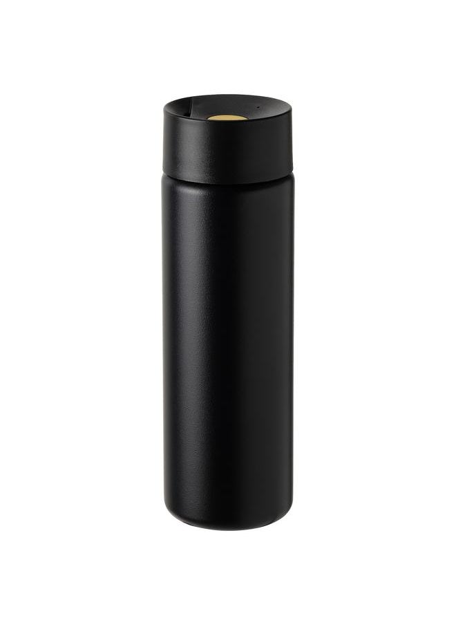 Insulated travel mug, black, 0.4 l