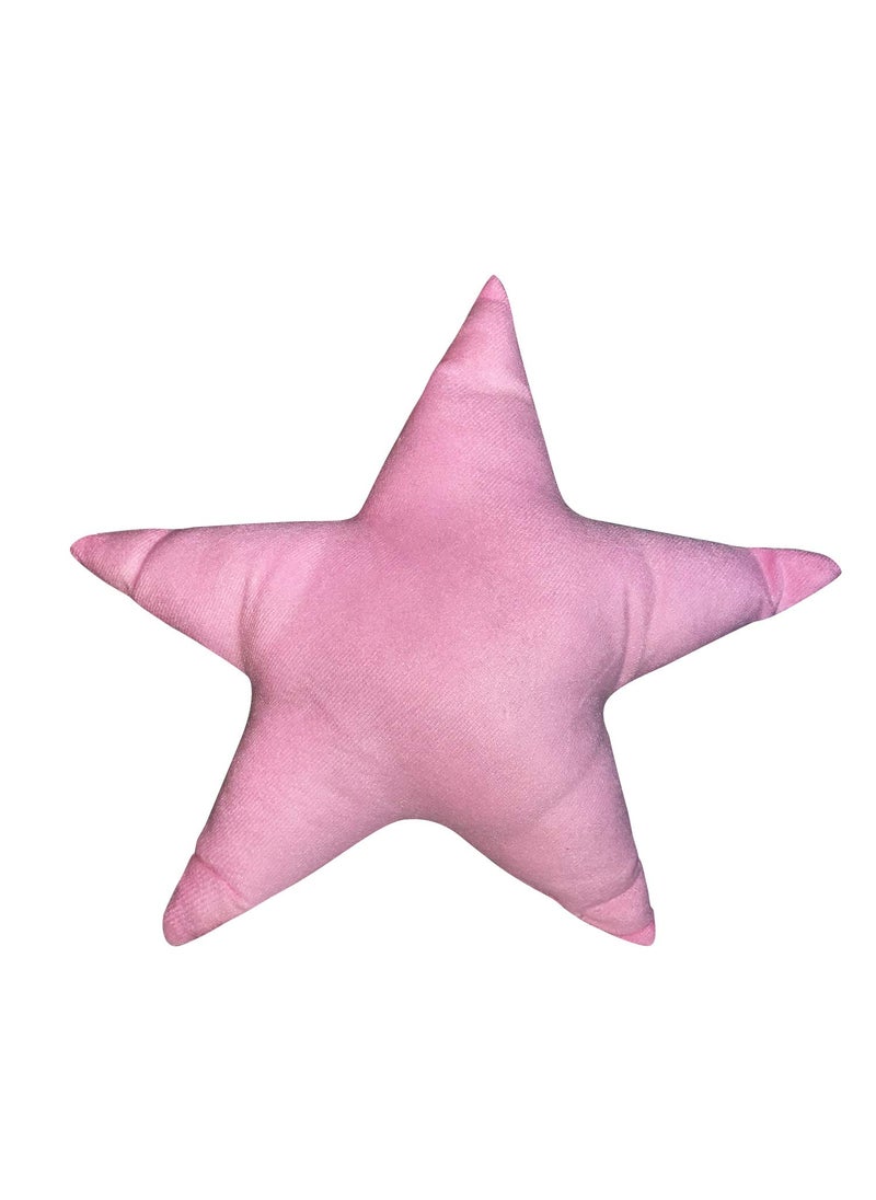 Creative Textiles Star Shaped Baby Plush Pillow Baby Cushion Pink
