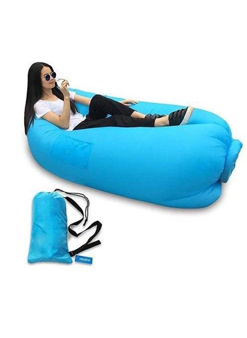 Mabron Outdoor Portable Waterproof Custom Inflatable Lounger Sofa Air Bed Outdoor Camping Lazy Bag