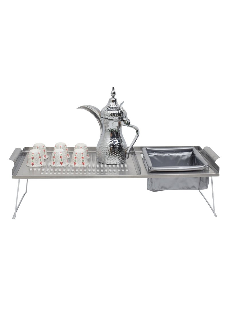 DEVELOPED DRYING TABLE WITH PAIL