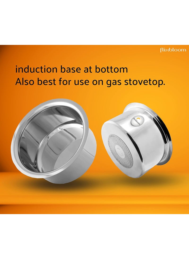 Flixbloom Perfect Heavy Duty Gas Stovetop Induction Base Aluminium PatilaBhagonaTapeli Tope 25 Litre