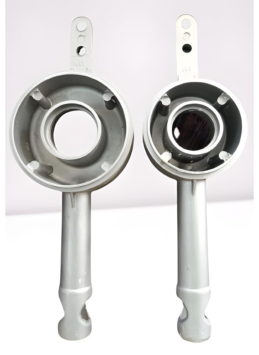Poojay Gas Stove Burner Set Big Small Brass