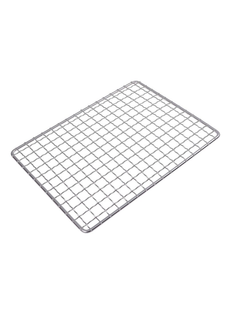 Desirable Stainless Steel Grill Commercial Use Hida Stove Barbecue Yakiniku Durable Wire Diameter 006 inch 14 mm Crimp 04 inch 10 mm 79 x 59 inches 200 x 150 mm