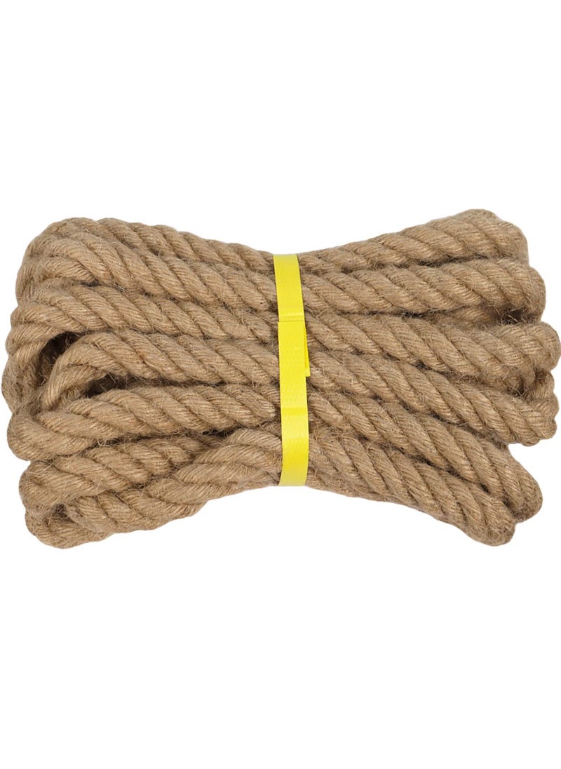 Twisted Manila Rope Jute Rope 34 in x 20 ft Natural Thick Hemp Rope for Crafts Railings Hammock Decorating
