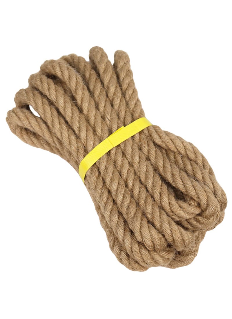 Twisted Manila Rope Jute Rope 34 in x 20 ft Natural Thick Hemp Rope for Crafts Railings Hammock Decorating