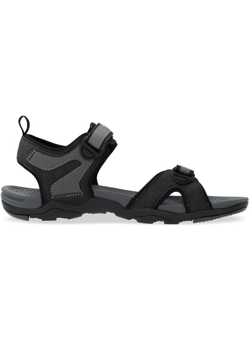 Men's Sandals Crete 3 Black, Outventure, Durable Straps, Comfortable Footbed, Adjustable Fit, Ideal for Outdoor Adventures and Casual Wear