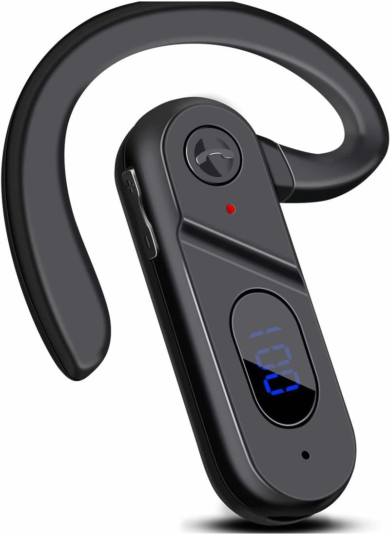 Bone Conduction Headphones Bluetooth 5.0, Wireless Bluetooth LED Power Display Microphone, of Earphones, Sweatproof Sports Headset for Running, Cycling, Gym, Climbing & Driving