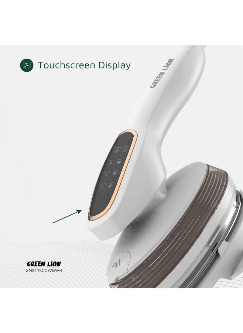 Multi-Functional Steam Glide Steamer 1500W / Dry Ironing / 40-sec Rapid Heating / 90° Rotatable Handle / 7-9 Min Continuous Steam / 60-100°C Temperature - White