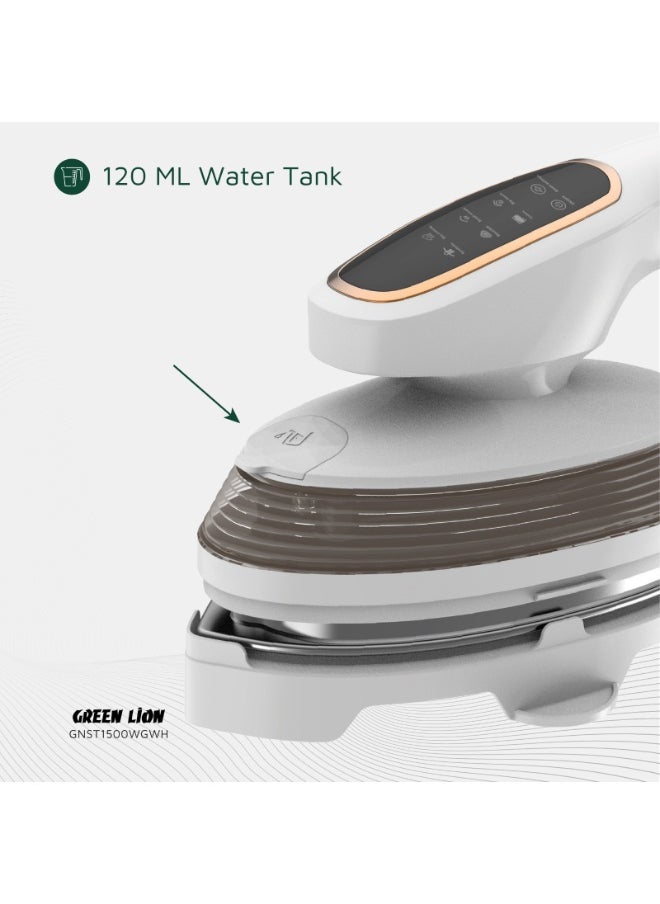Multi-Functional Steam Glide Steamer 1500W / Dry Ironing / 40-sec Rapid Heating / 90° Rotatable Handle / 7-9 Min Continuous Steam / 60-100°C Temperature - White