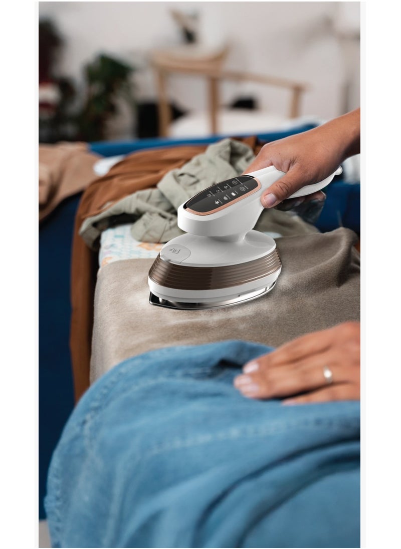 Multi-Functional Steam Glide Steamer 1500W / Dry Ironing / 40-sec Rapid Heating / 90° Rotatable Handle / 7-9 Min Continuous Steam / 60-100°C Temperature - White