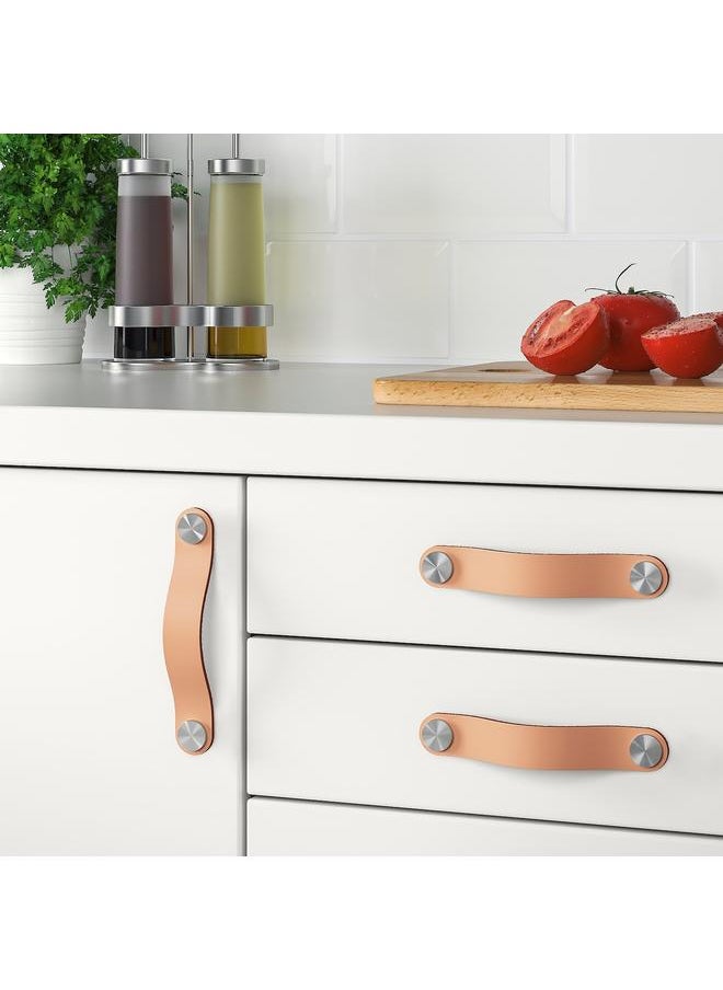 Leather handle, tanned leather, 153 mm