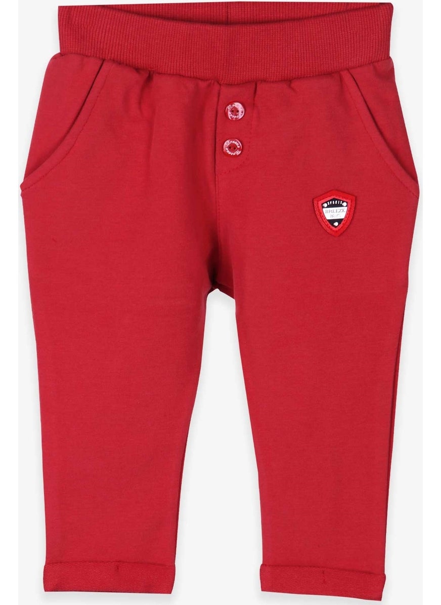 Baby Boy Sweatpants Cuffed Basic Tile (9 Months-3 Years)