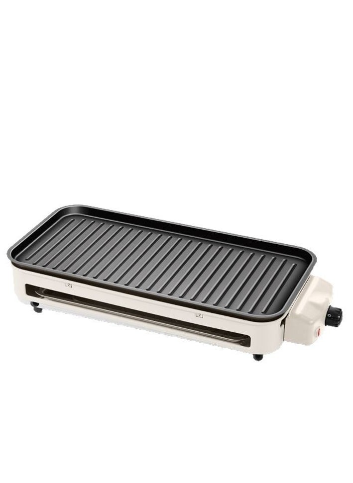 3 In 1 Electric BBQ Grill 1500W With Adjustable Temperature Detachable Parts For Easy Cooking And Cleaning Home Smoke-Free Electric Barbecue Stove Electric Baking Tray Outdoor Indoor Barbecue Machine Multifunctional
