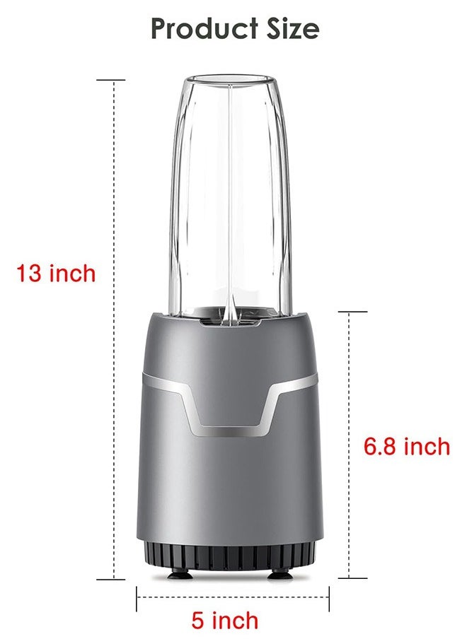 Electric Juicer Countertop Blender,Multifunctional Personal Size Blenders,Citrus Juicer and Grain Grinder Mill Combo,Smoothie Maker with 800W Watt 2* 798ML To-Go Cups 298 ML Grinding Cup for Protein Shake,Baby Food,Frozen Drink