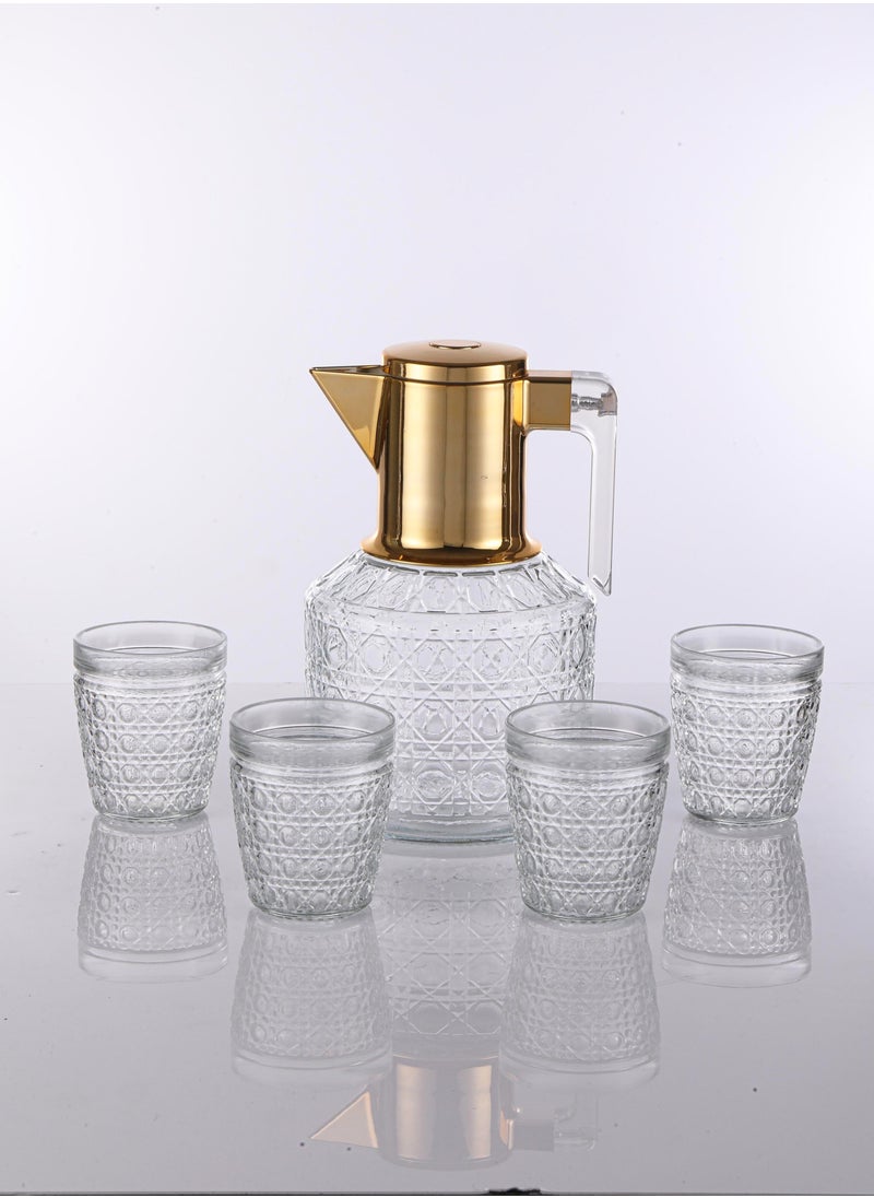 A Jug Set with Glasses in an Elegant and Modern esign