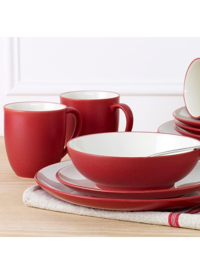 Noritake Raspberry Colorwave 4 Piece Coupe Place Setting