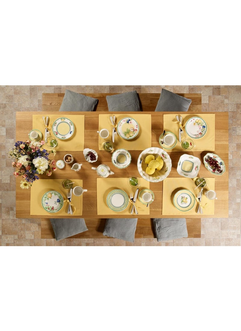 Villeroy & Boch - 1022842640 Villeroy & Boch French Garden Salad Plate, 8.25 in, White/Multicolored