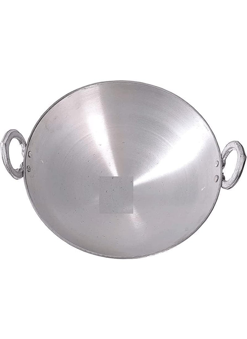 SHIFA CRAFT Aluminium kadhai Premium Range of Aluminum Kadhai Deep Kadai Non Induction Kadai Non Stick Kadai Deep Cooking 4 Litter