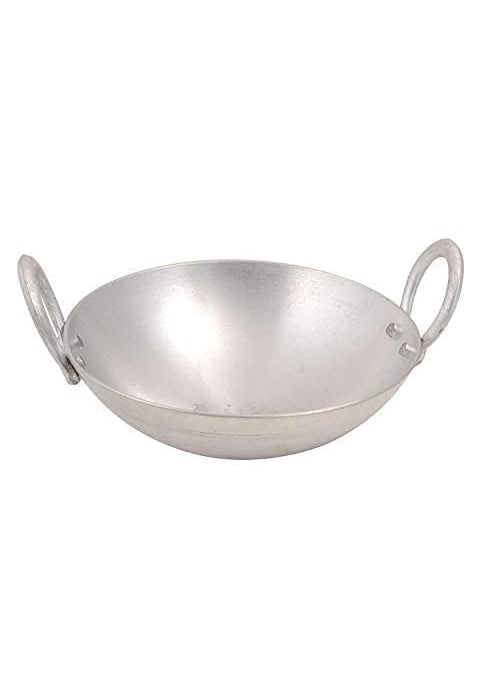 SHIFA CRAFT Aluminium kadhai Premium Range of Aluminum Kadhai Deep Kadai Non Induction Kadai Non Stick Kadai Deep Cooking 4 Litter