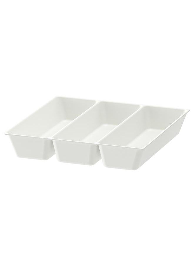Cutlery tray, white, 32x31 cm