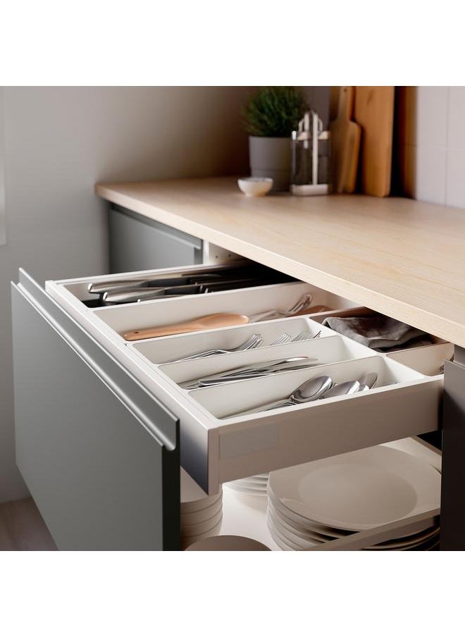 Cutlery tray, white, 32x50 cm