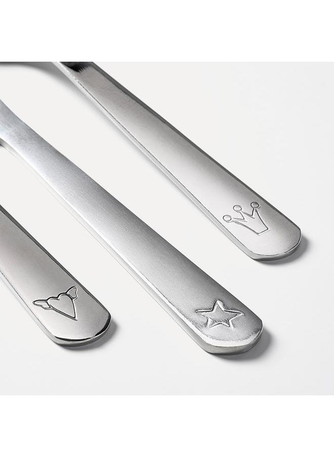 3-piece cutlery set, stainless steel