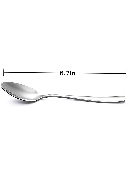 Ganeshi Stainless Steel Dinner Spoons and Table Spoons Set of 12