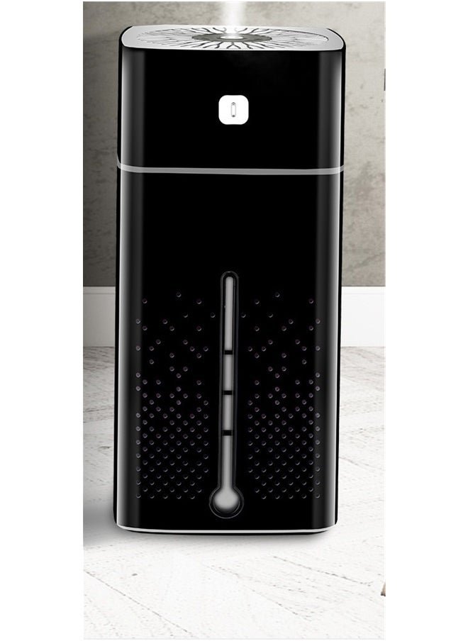 Ultrasonic Air Humidifier Black 103x103x218mm，Smart Car Air Freshener,Scent Diffusers Oils Humidifier,Ultrasonic Atomizer