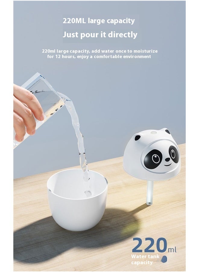 Oil Air Humidifier 2W White，Cute Portable Cool Mist Humidifier Night Light Sticks for Bedroom, Office, Desk, Car or Travel