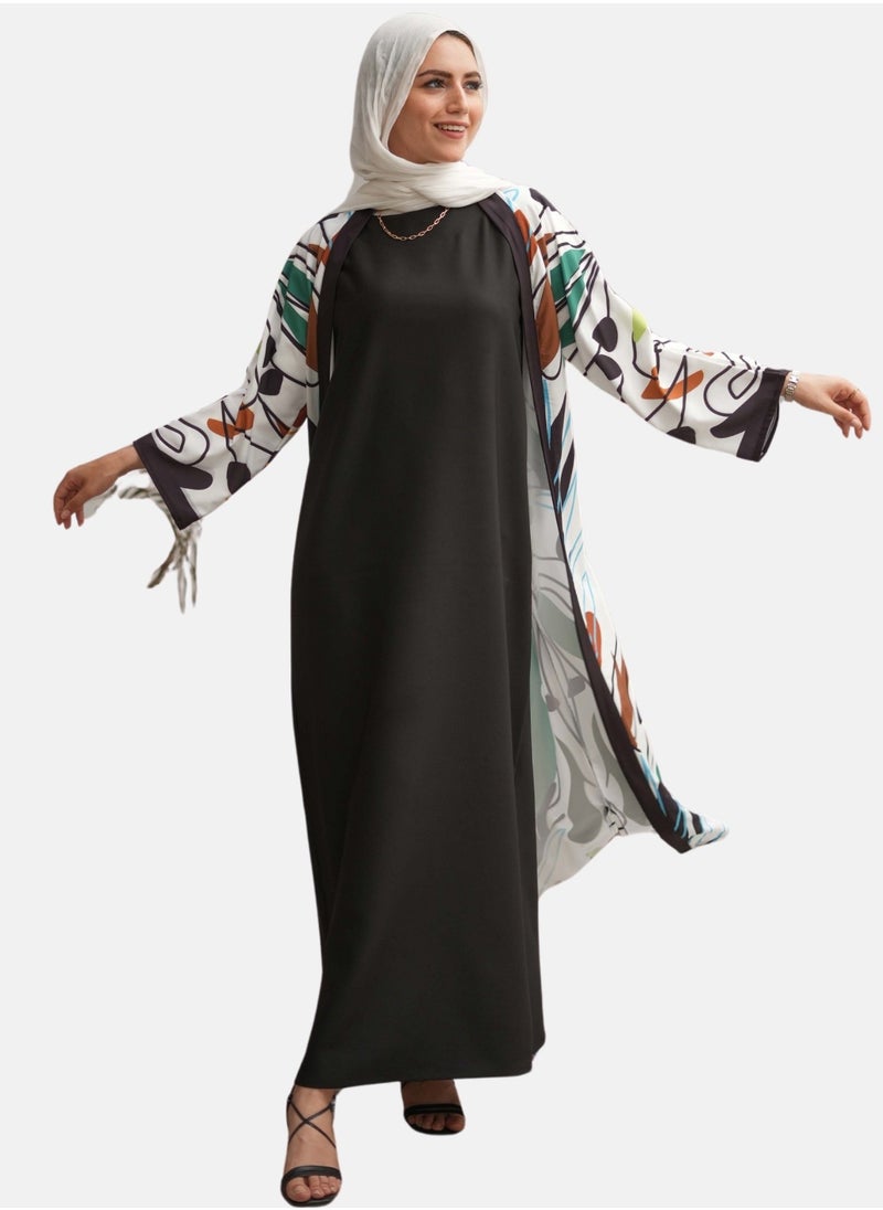 Basic Black Maxi Dress for Women – Sleeveless CUT Modest Wear – Abaya Not Included