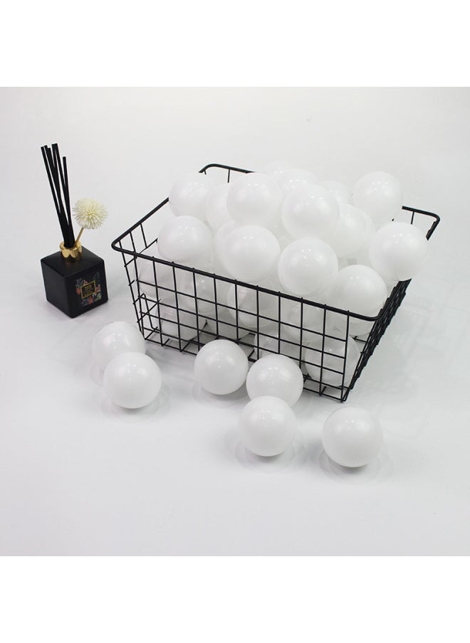 Thickened Eco-friendly Non-toxic Million Ocean Balls Food Grade Colorful Bobo Ball Pit Children's Ocean Ball Park-Color:White-Diameter:6cm 20pcs