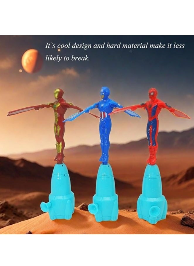 Captain America Launcher Toy Flying Toy Children's Outdoor Toy Outdoor Camping Toy Game Birthday Gift (Captain America)