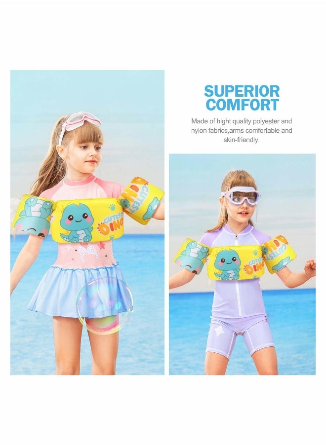 Kids Swimming Vest for 30-50 Pounds Boys and Girls, Toddler Floats with Shoulder Harness Arm Wings for 2,3,4,5,6,7 Years Old Baby Children Sea Beach Pool